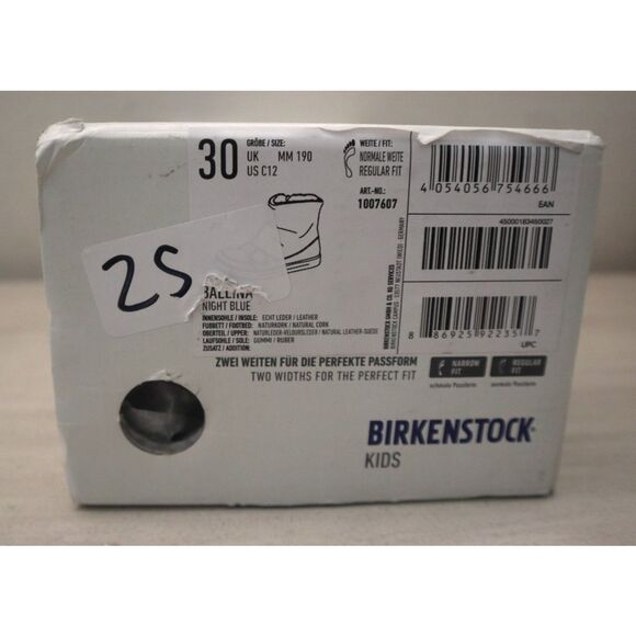 Birkenstock 1007607 Kids Sz EUR 30 US C12 Night Blue Suede Ballina Boots - Picture 16 of 16